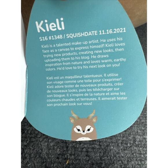 NWT 16” Kieli the Antelope Squishmallows Squishmallow - Picture 7 of 7